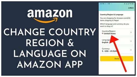 They check. . How to change amazon country on iphone